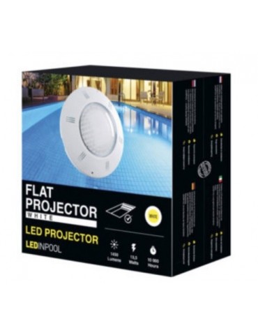 Proiettore A Led Con Luce Bianca Piatto Da 13,5 W