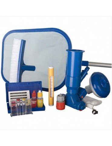 Kit Pulizia Piscina Autoportante GRE e Analisi Acqua