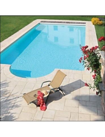 KIT PISCINA RELAX FONDO PIANO 11x4.5 h 1.50 IN CASSERO ISOBLOK