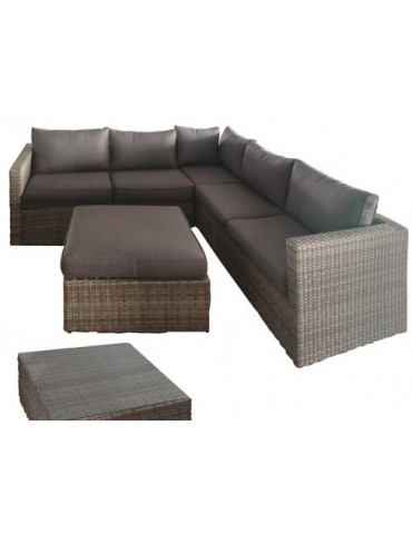 SET RATTAN LOUNGE