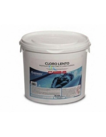 Cloro Lento Tricloro In Pastiglie Da 200 Gr. 5 Kg